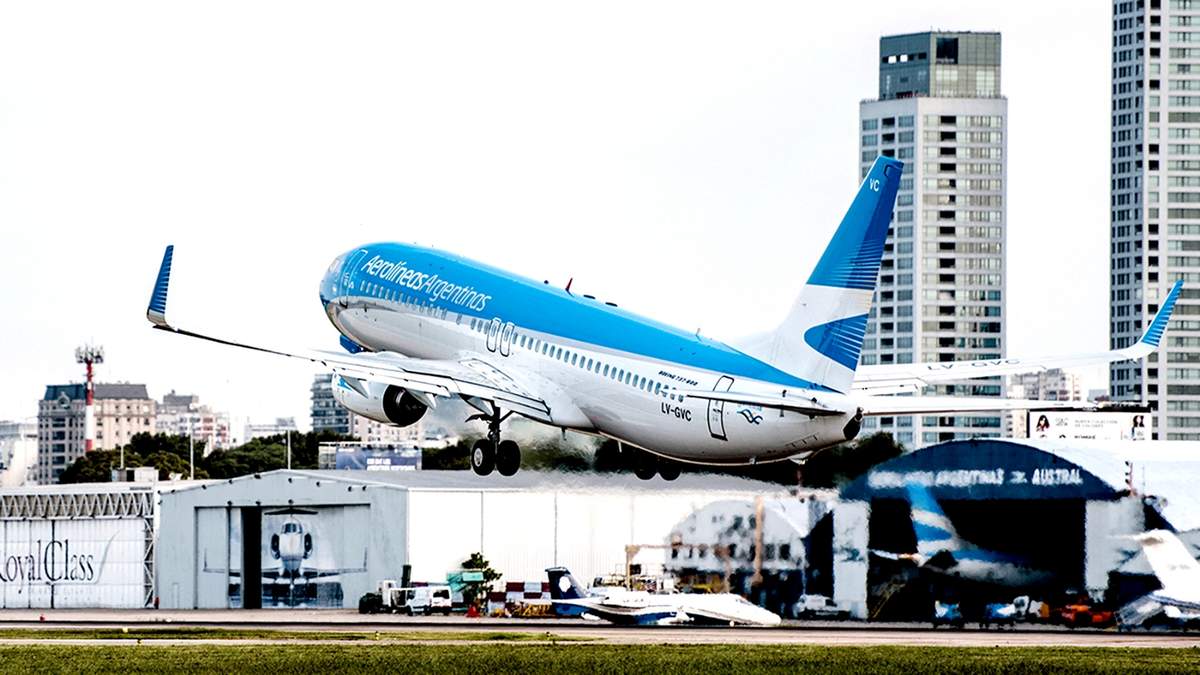 Aerolíneas Argentinas. Fuente: (Twitter)