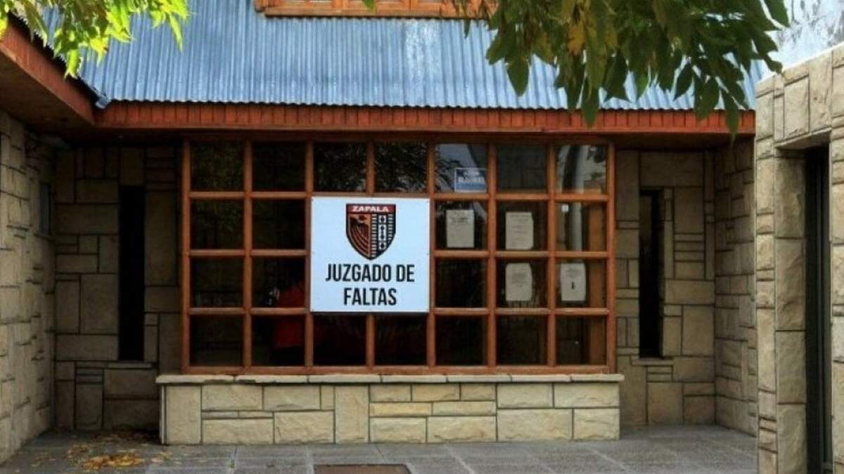 Juzgado de Faltas de Zapala. Fuente: (Facebook)