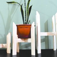 Con recortes viejos de madera, hacé gratis este macetero nórdico que es un sueño para tu casa