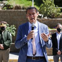 Omar Gutiérrez inauguró obras eléctricas del EPEN en Chos Malal