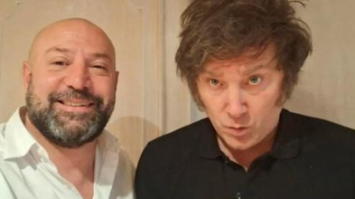 Javier Milei y Diego Spagnuolo