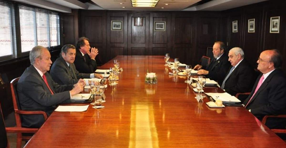 Los empresarios del G-6. Fuente: (Twitter)