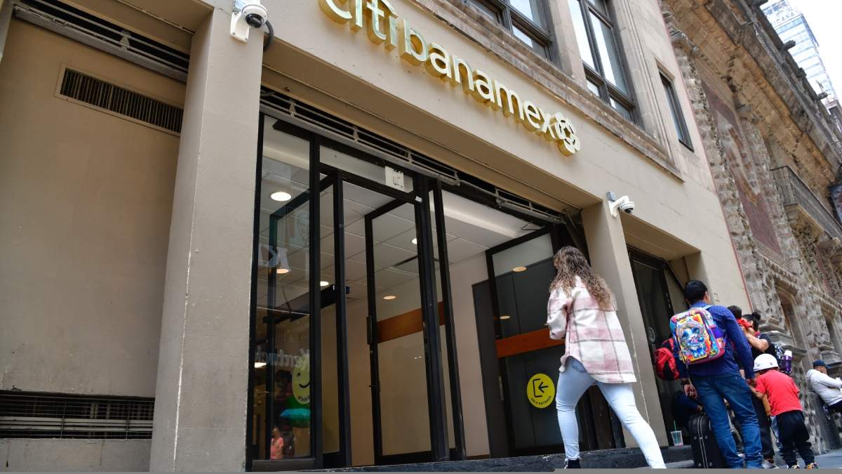 Una sucursal bancaria en la CDMX