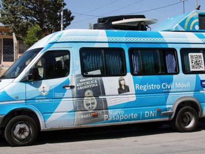La oficina móvil del Registro Civil recorre el interior de Neuquén