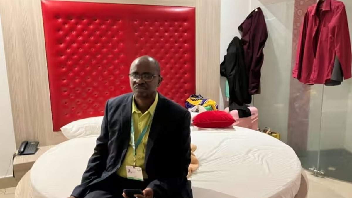 Robert Baluku, delegado de Uganda
