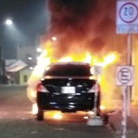 Incendian vehículos en Villahermosa tras arresto de 'El Pelón de Playas de Rosario”