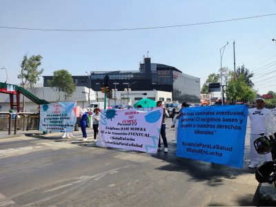 Personal de salud exige a Sedesa basificación y respeto a derechos laborales