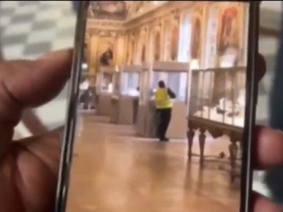 Filtran video de robo millonario en el Museo del Louvre; logran atraco en tan sólo siete minutos