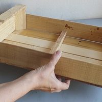 Si encontrás un cajón tirado o tenés uno roto, podés transformarlo en un hermoso mueble para tu cocina