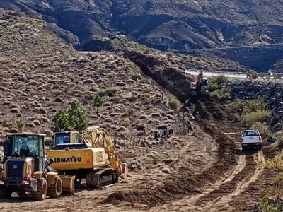 Hidenesa trabaja en dos frentes para cumplir la meta de llegar con el gas a Las Ovejas a fin de año