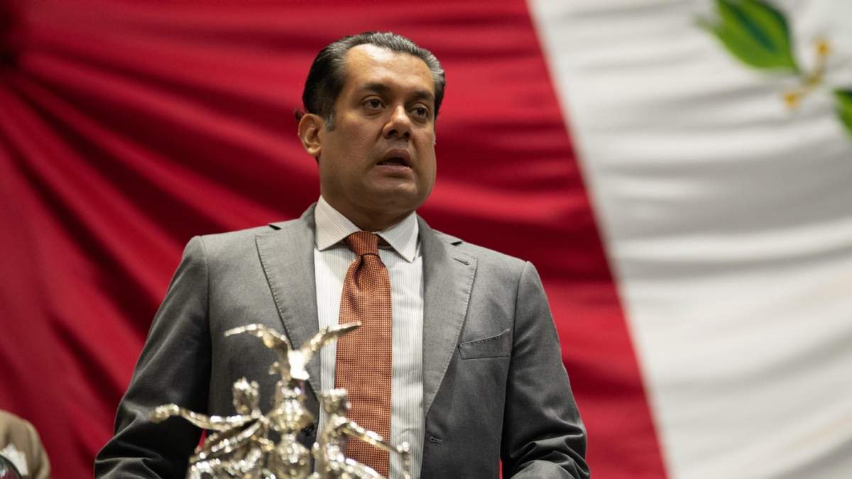 El presidente de la Mesa Directiva de la Cámara de Diputados, Sergio Gutiérrez Luna