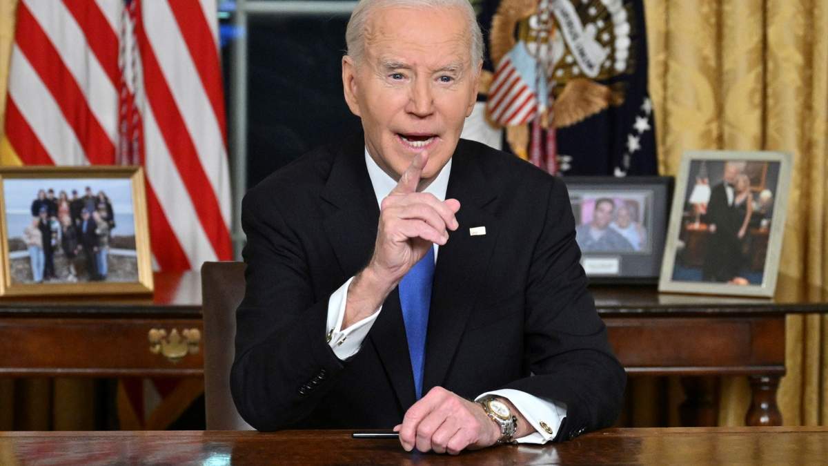 El presidente Joe Biden envía un mensaje de despedida desde el Despacho Oval de la Casa Blanca
