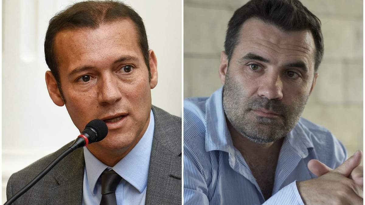 Omar Gutiérrez, gobernador de Neuquén, y Darío Martínez, secretario de Energía. Fuente: (Minuto Neuquén)