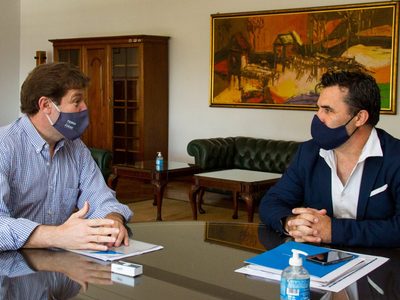 Darío Martínez se reunió con el gobernador de Tierra del Fuego