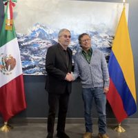 El presidente colombiano Gustavo Petro llega a México; se reunirá con Sheinbaum