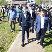 Omar Gutiérrez y Mariano Gaido juntos, en una nueva inauguración