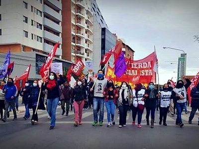 Rompió la cuarentena: una concejal encabezó una marcha en Neuquén