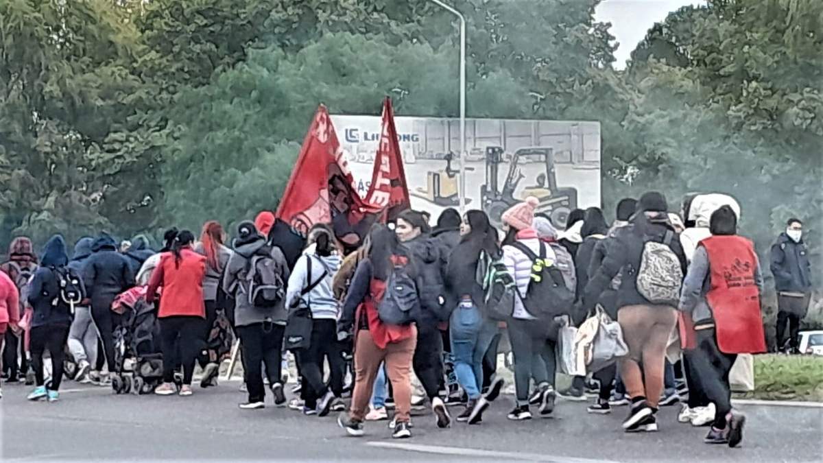Movilizaciones del Frente Darío Santillán. Fuente: (AM Cumbre)