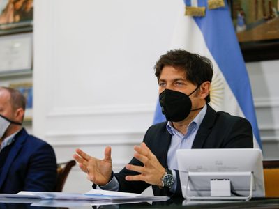Kicillof pidió trabajar "sin diferencias políticas" contra el coronavirus