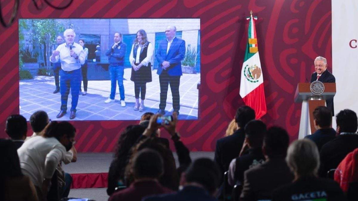 El presidente presentó en la mañanera un video con Santiago Creel