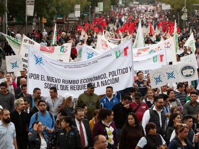 UNT alista marcha nacional en demanda de que AMLO resuelva conflictos sociales y laborales