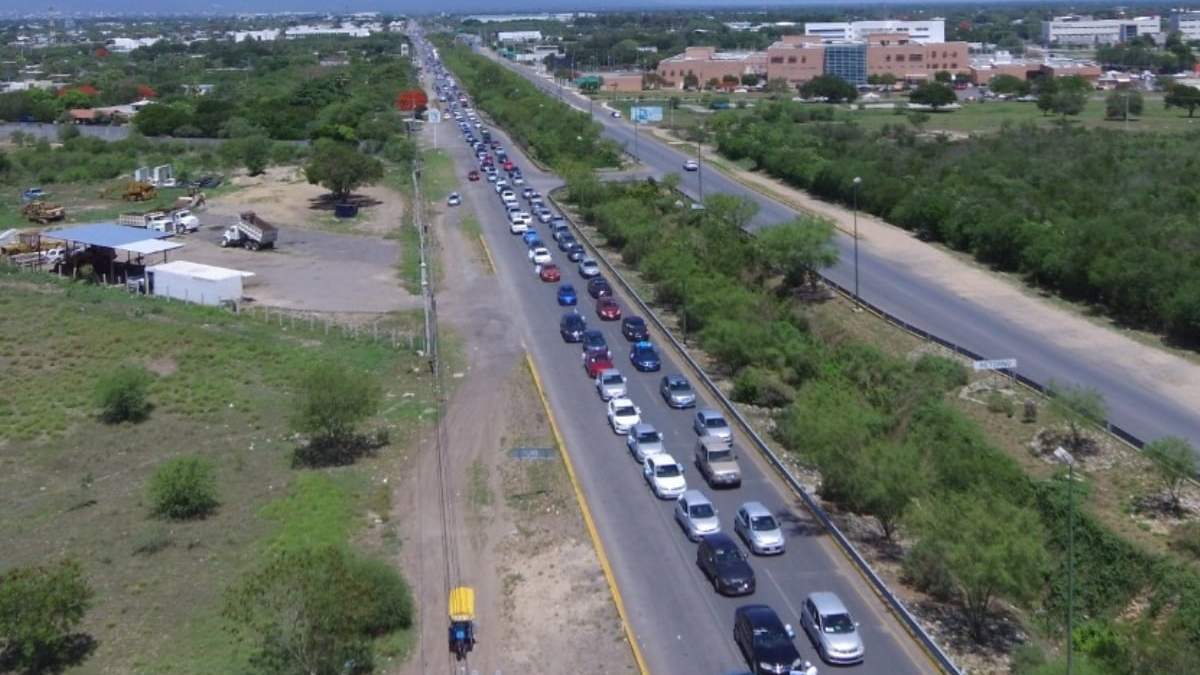 Las marchas se registraron en las principales ciudades de Tamaulipas