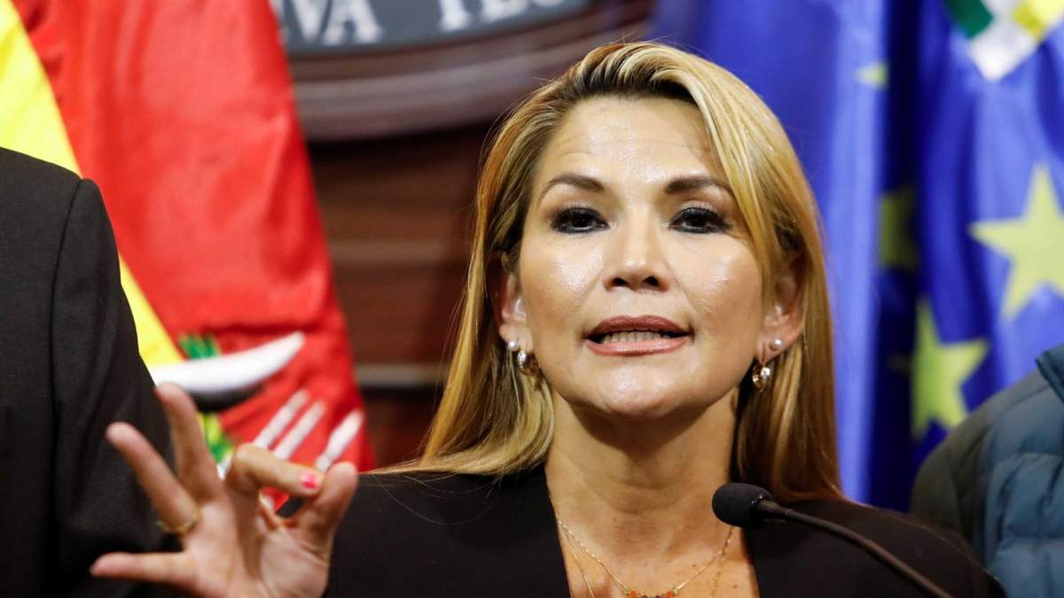 Jeanine Añez, expresidenta interina de Bolivia. Fuente: (Twitter)