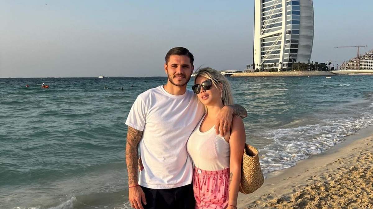 Wanda Nara y Mauro Icardi. Fuente: (Instagram @mauroicardi)