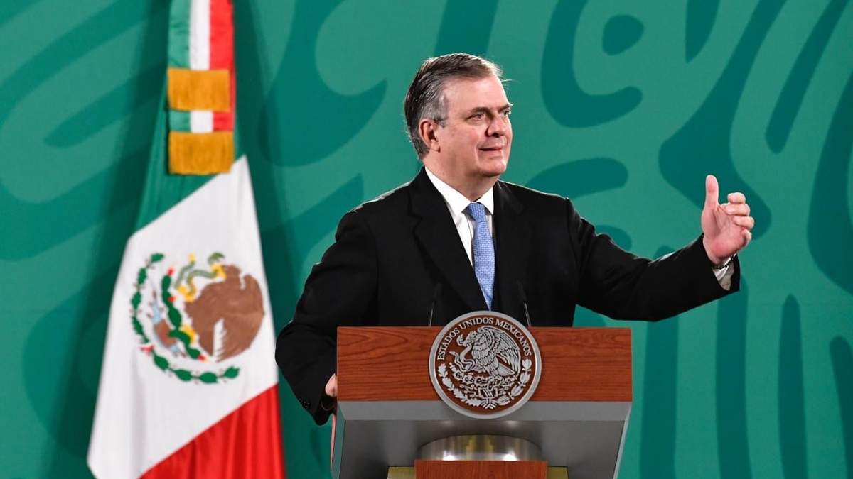 El canciller Marcelo Ebrard