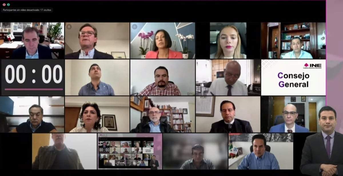 La sesión virtual en la que ocurrió el enfrentamiento