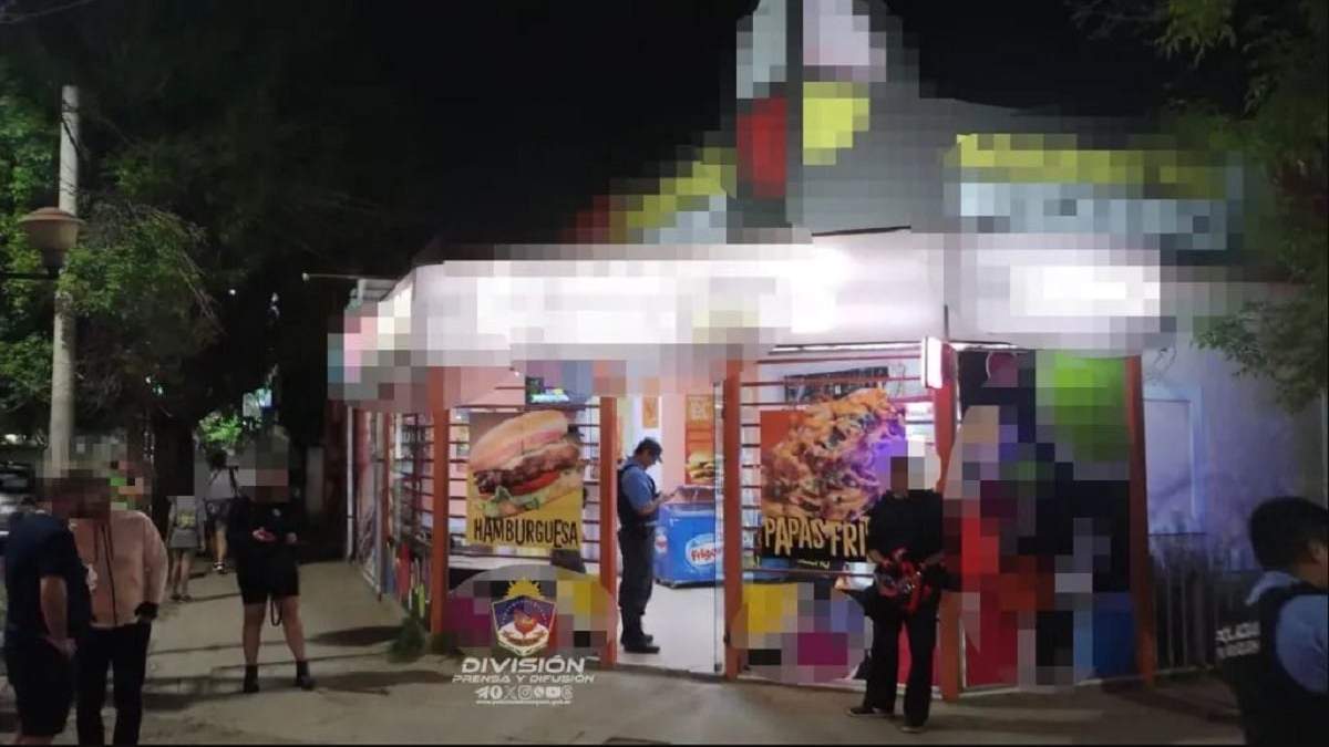 El comercio donde se realizó el operativo policial. Fuente: (Policía de Neuquén)