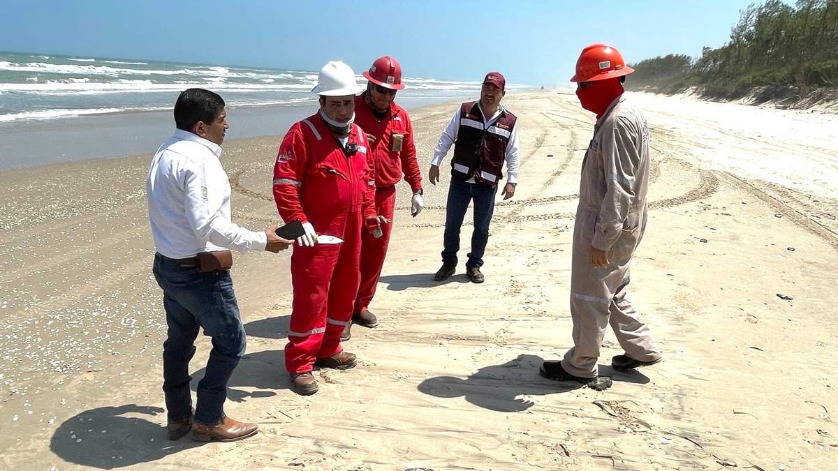 Descarta PEMEX emergencia ambiental en playas de Tamaulipas