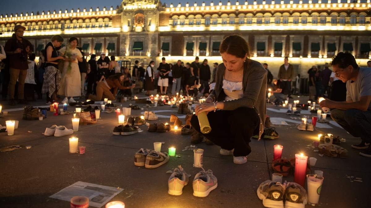 Vigilia por los desaparecidos el pasado sábado
