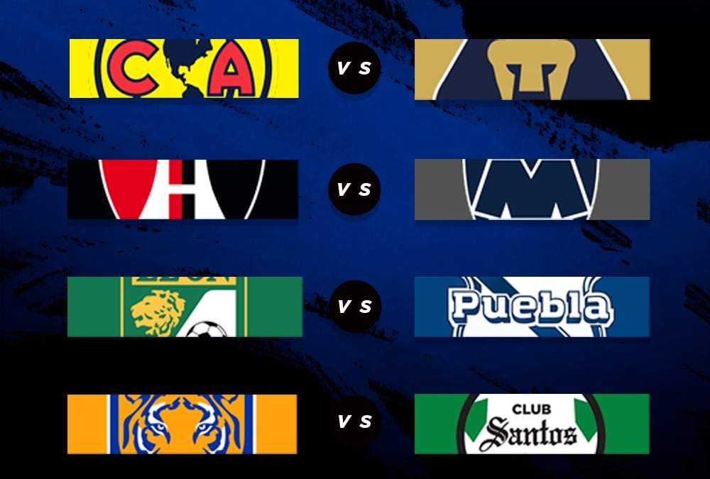 Así se disputarán los cuartos de final del torneo de futbol