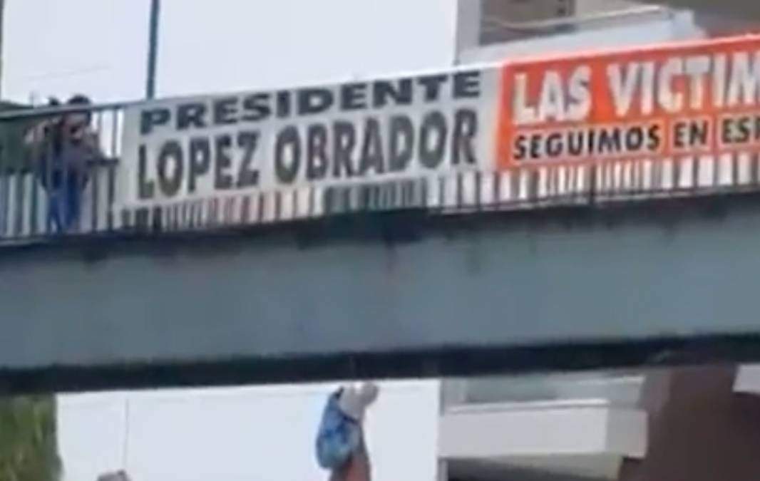 La protesta en Periférico Sur