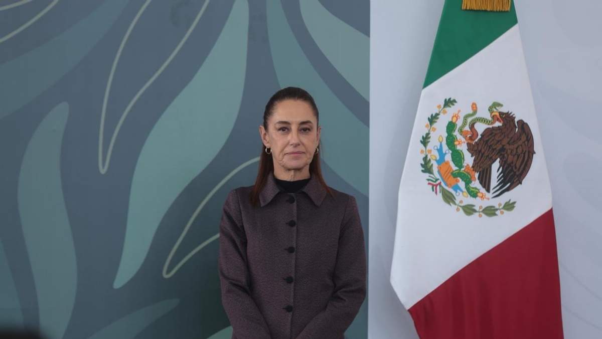 La presidenta Claudia Sheinbaum en la mañanera