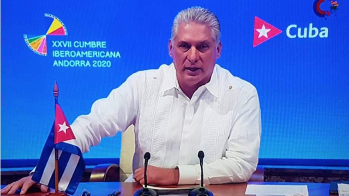 El presidente de Cuba, Miguel Díaz-Canel