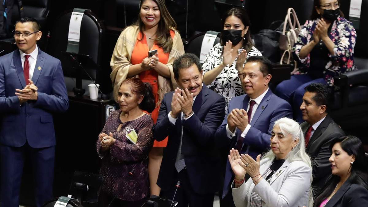 La bancada de Morena en la Cámara de Diputados
