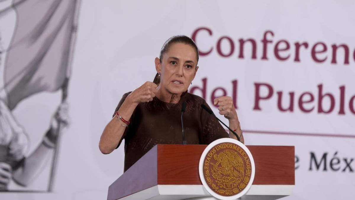 La presidenta Claudia Sheinbaum