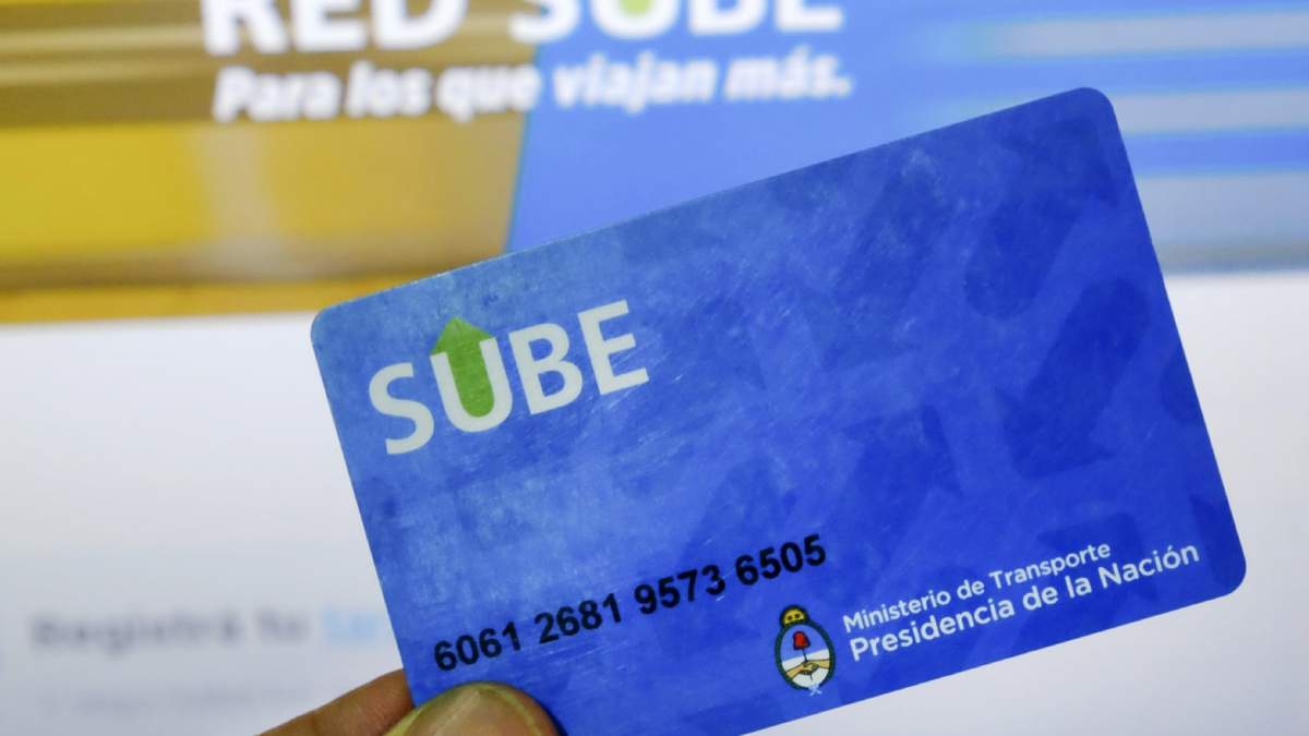 Tarjeta SUBE. Fuente: (Twiter)