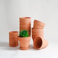 No tires tus macetas viejas o rotas, transformalas en esta hermosa idea para tu jardín