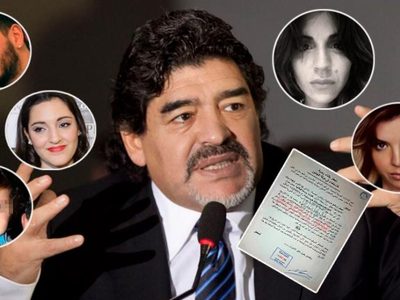 Filtraron la conversación: esto harán los hijos de Diego Maradona con los regalos del velatorio