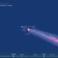 Era espacial turística; Richard Branson llega al espacio en avión de Virgin Galactic