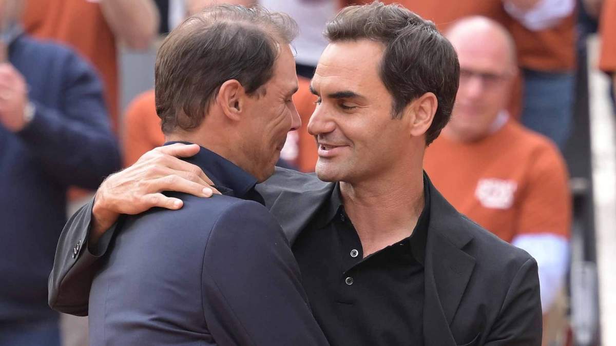 Rafael Nadal y Roger Federer Fuente: (X)