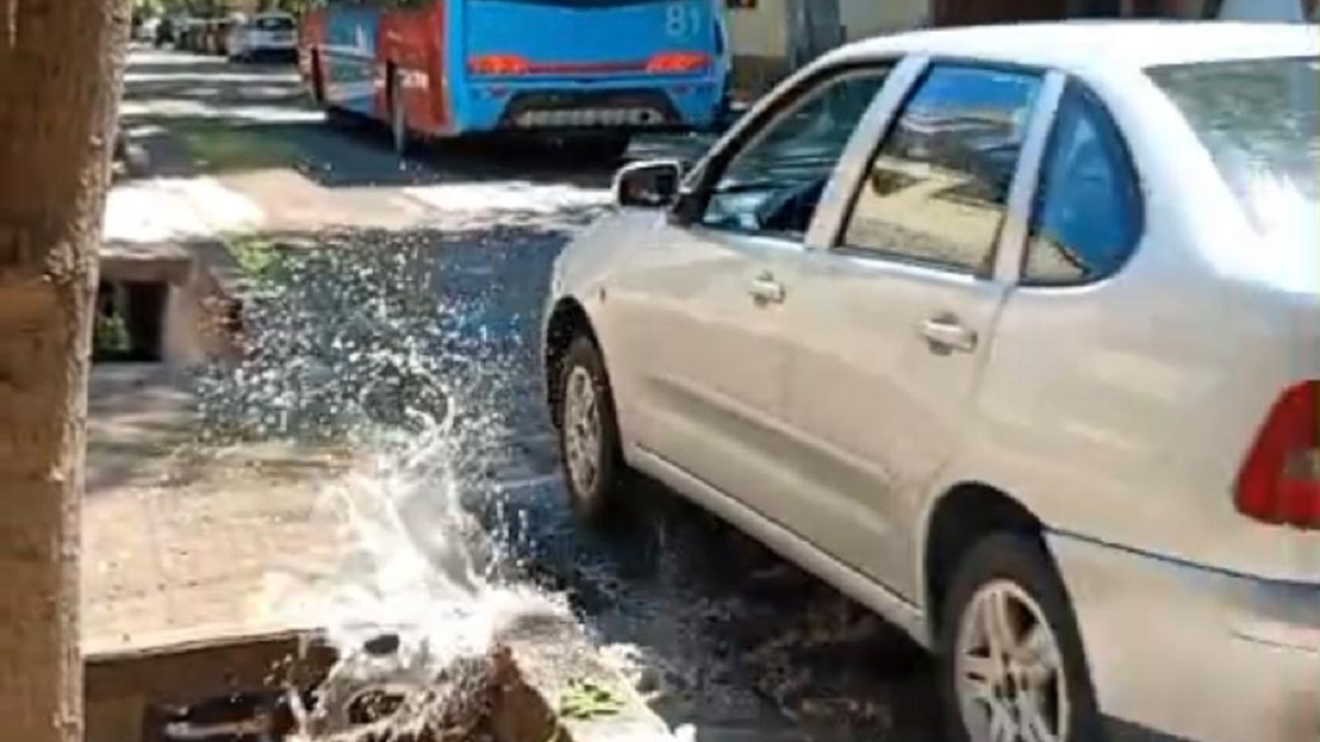 Pérdida de agua en Ciudad.