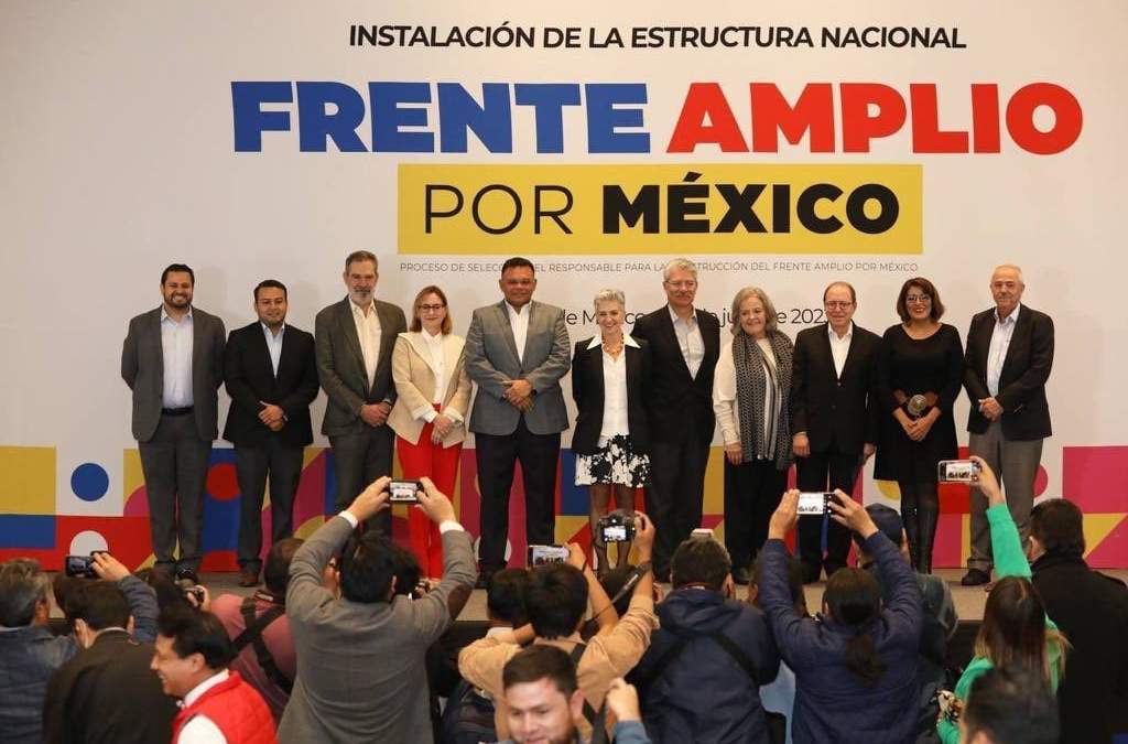 Frente Amplio por México presenta su estructura