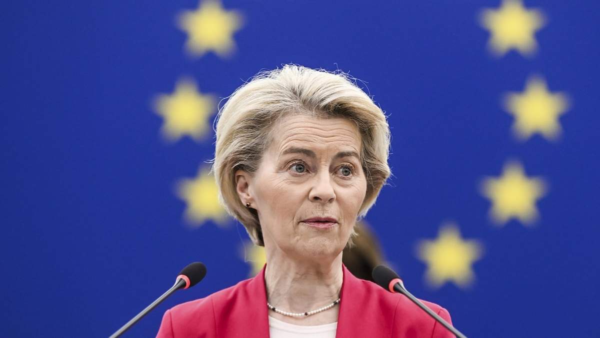 La presidenta de la Comisión Europea, Ursula von der Leyen