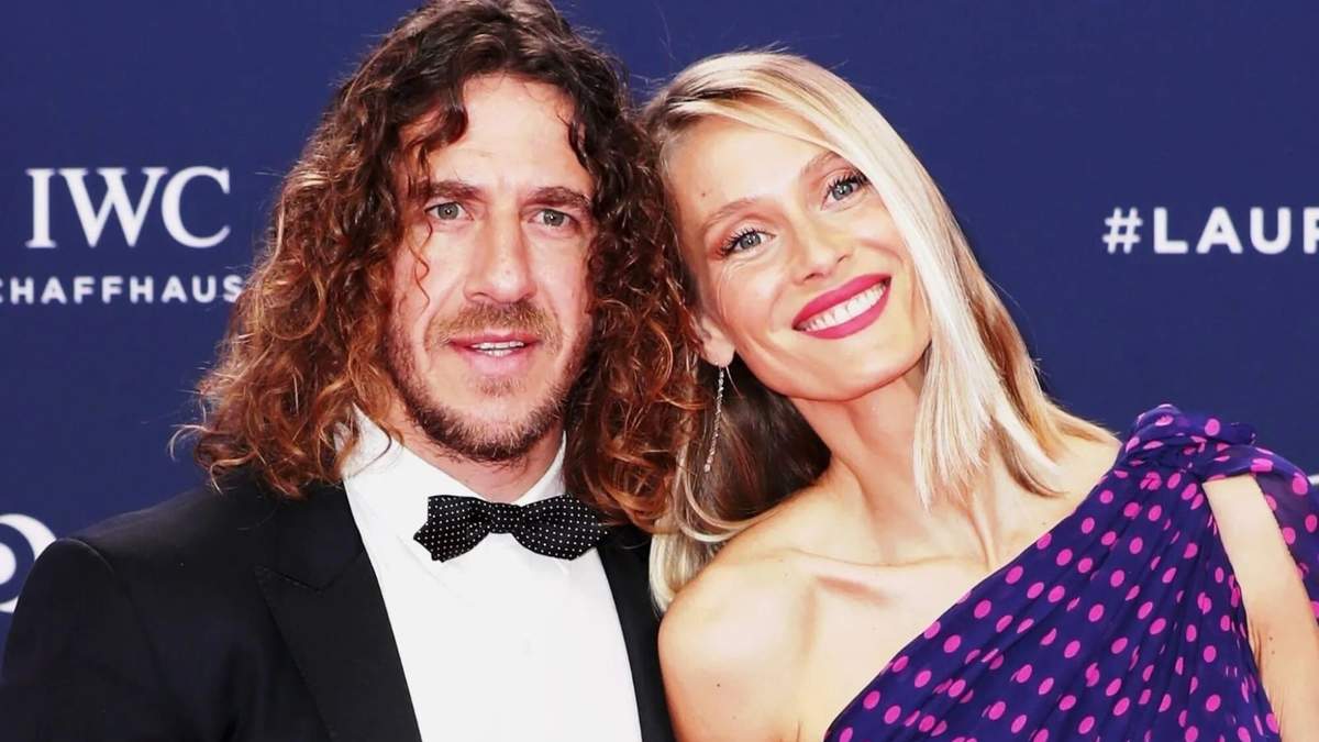Carles Puyol y Vanesa Lorenzo. Fuente: (Twitter)
