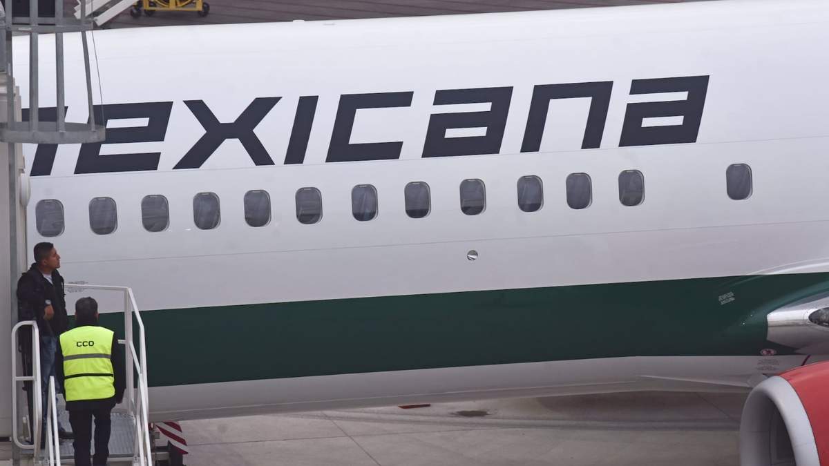 Un avión de Mexicana