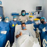 Gobernador de Guanajuato sale del hospital donde fue atendido de covid-19; se recupera en su casa